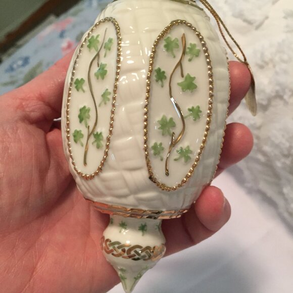 Vintage Set of 3 Bradford Exchange Irish Blessings Heirloom Porcelain Ornaments - Picture 9 of 9